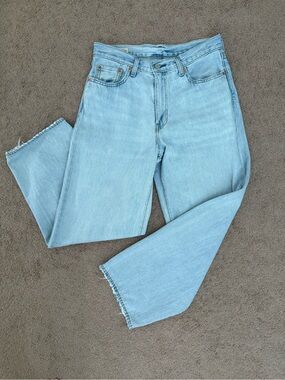 Levi's Men’s 578 Baggy Light Blue Relaxed Straight Jeans Size 30